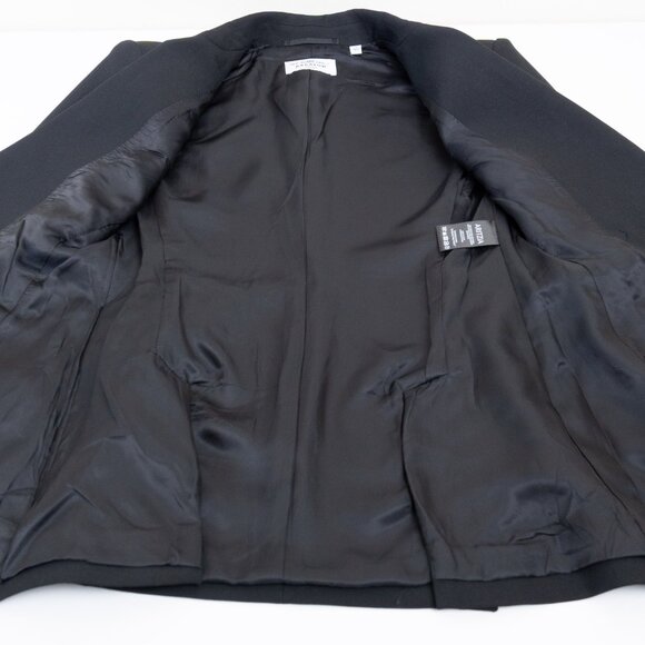 Aritzia Babaton Standout Double-Breasted Blazer Softly Structured Slim Fit Black - Picture 9 of 12